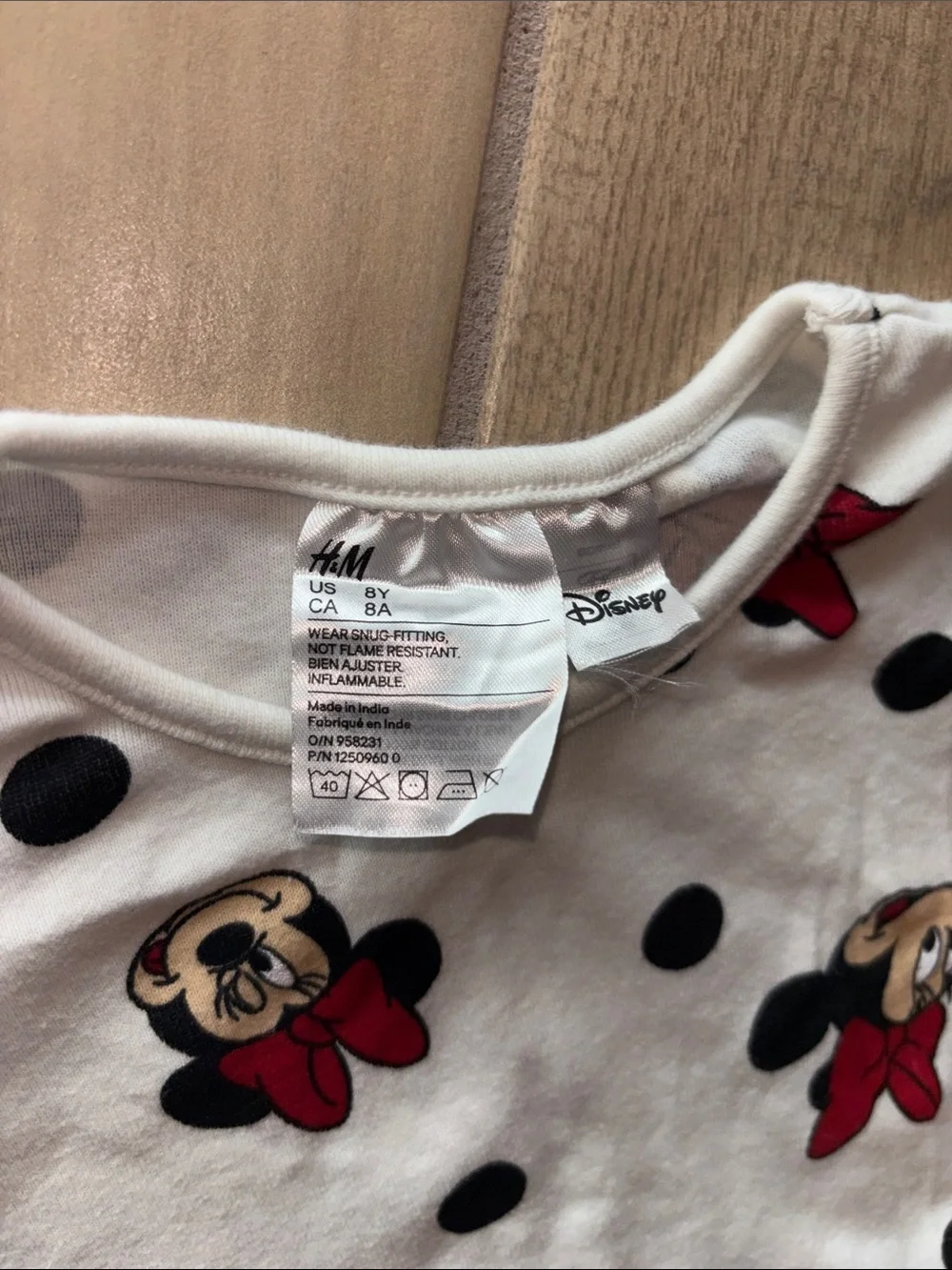 Disney Girls bundle (2 pajamas and 1 everyday set) size 6